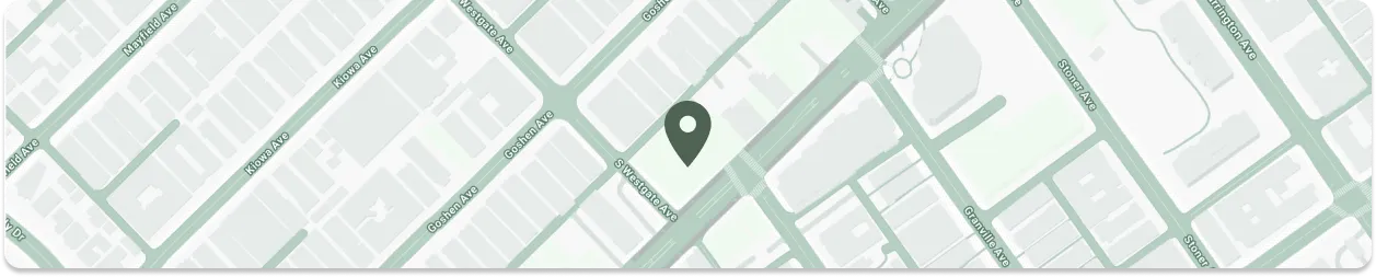 Map showing the location of Leith K Shawaf DDS in Los Angeles, CA